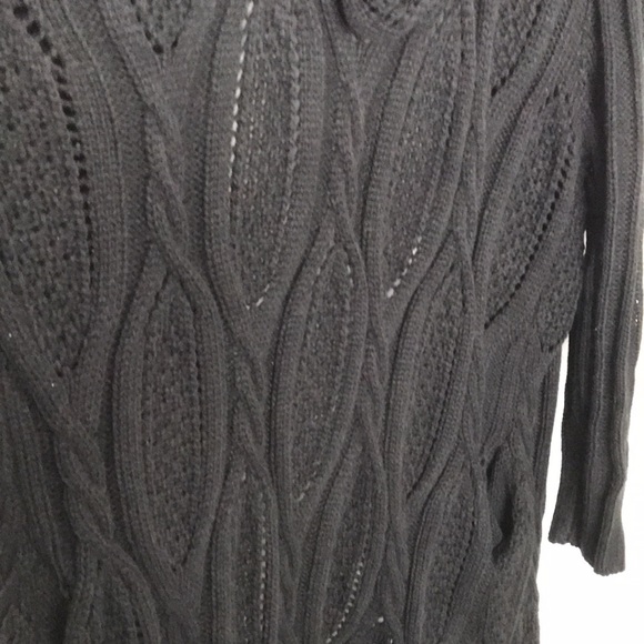 SIMPLY COUTURE NEW SWEATER SOFT, CHUNKY & BLACK SIZE 2X IN EXCELLENT CONDITION! - Picture 6 of 8